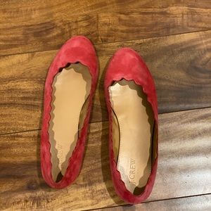 JCrew suede flats